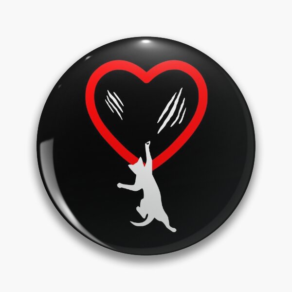 Item preview, Cat heart love designed and sold by TShirtsByMs.
