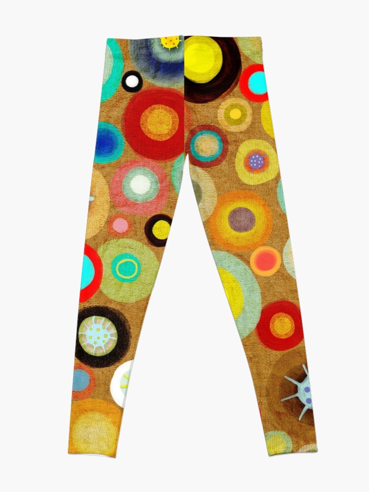Alternate view of Surfing Waves Swirls Leggings