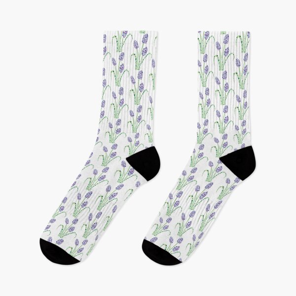 Item preview, Grape Hyacinth Dot Flower designed and sold by kjeppson.