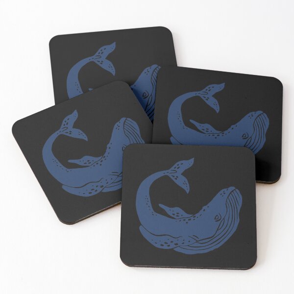 Item preview, Deep Whale black background designed and sold by StarSailor.
