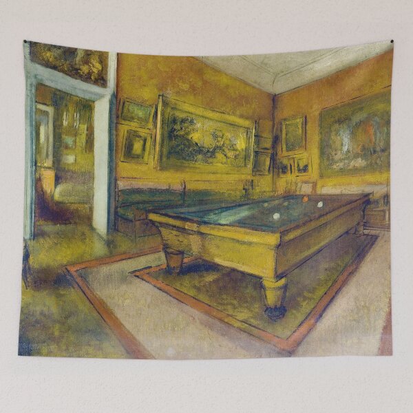 Item preview, Edgar Degas - Billiard Room at Ménil-Hubert designed and sold by Impressionist Masters.