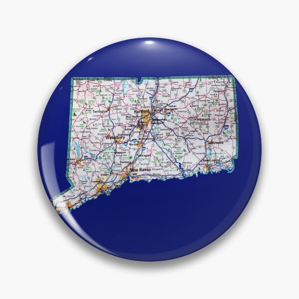 Artikelvorschau, Connecticut Roadmap entworfen und verkauft von Havocgirl.