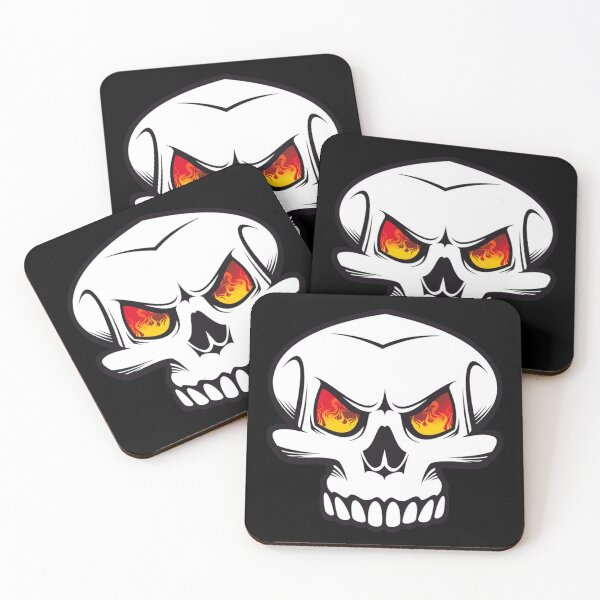 Item preview, Cartoon Skull Fiery Eyes designed and sold by ryaneliz91.
