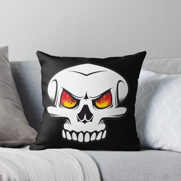 Item preview, Cartoon Skull Fiery Eyes designed and sold by ryaneliz91.