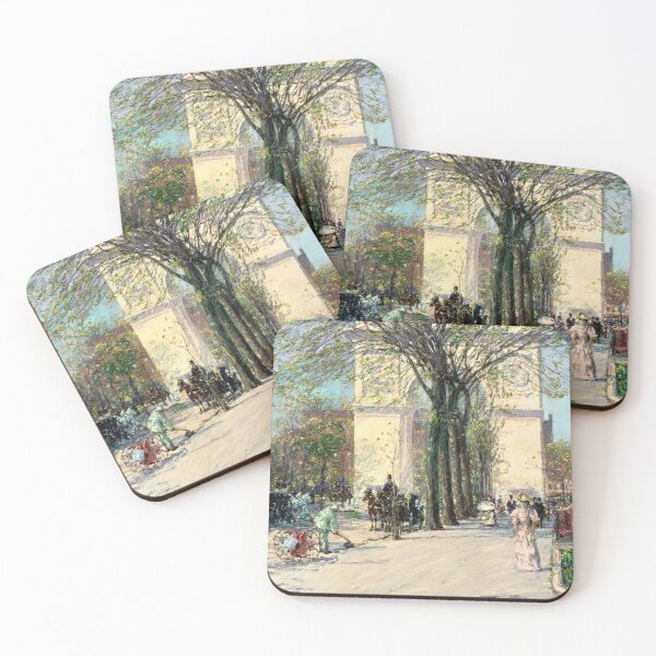 Item preview, Childe Hassam - Washington Arch, Spring designed and sold by Impressionist Masters.