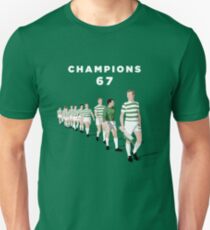 Lisbon Lions - Champions 67 (White text) Unisex T-Shirt