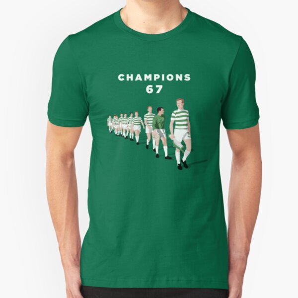 Lisbon Lions - Champions 67 (White text) Slim Fit T-Shirt