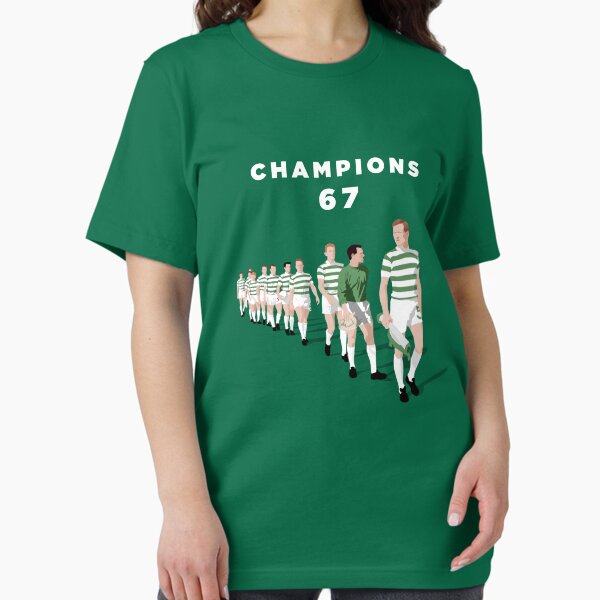 Aperçu de l'œuvre Lions de Lisbonne - Champions 67 (texte blanc) créée et vendue par InsideTheHoops.