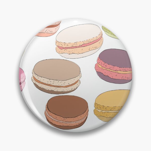 Item preview, Watercolor French Macaroons designed and sold by newburyboutique.