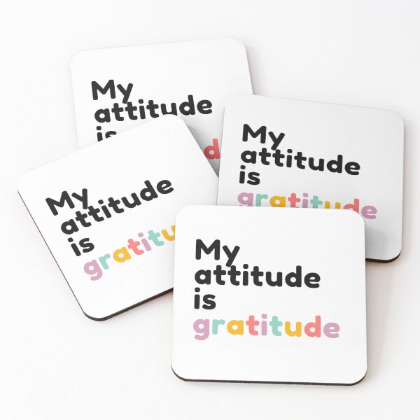 Item preview, Gratitude quote | My attitude is gratitude designed and sold by TheSelfLoveClub.