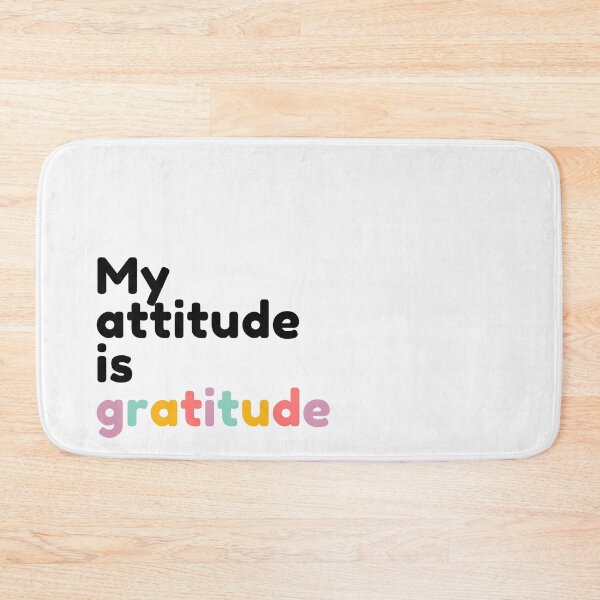 Item preview, Gratitude quote | My attitude is gratitude designed and sold by TheSelfLoveClub.