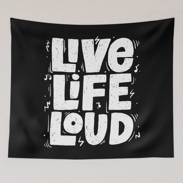Item preview, Live Life Loud designed and sold by favoritequotes.