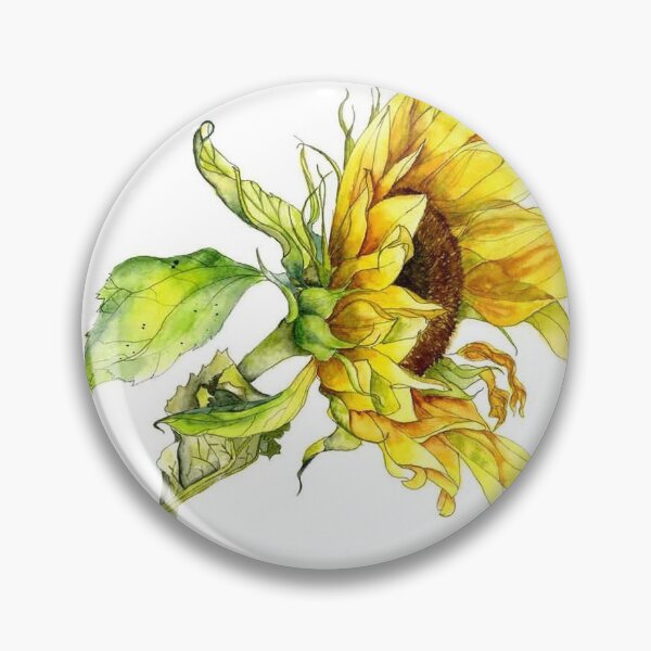 Item preview, Sunflower watercolour painting designed and sold by esvb.