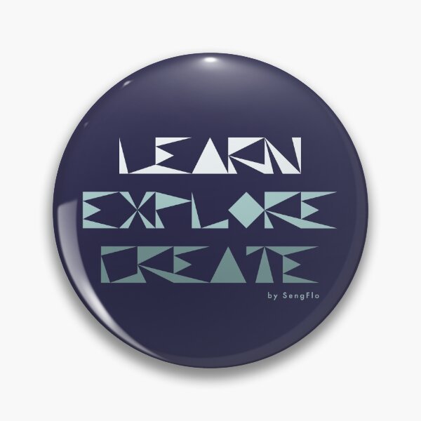 Aperçu de l'œuvre Apprendre Explorer Créer créée et vendue par Sengflo.