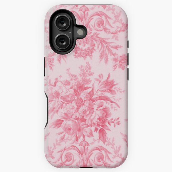 Item preview, Vintage French Toile Rose Pink designed and sold by Pixelchicken.