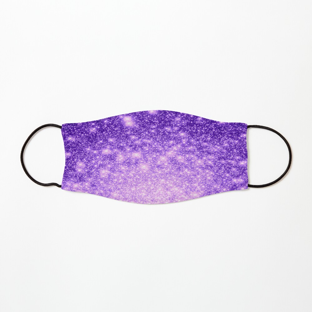 Purple Lavender Stars Ombre Mask