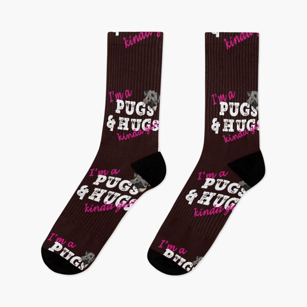Item preview, Cute I am a Pugs and hugs kinda girl designed and sold by LGamble12345.