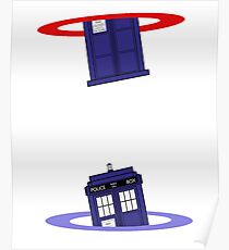 Police Box in a Portal. Poster