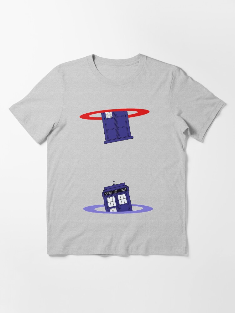 Alternate view of Police Box in a Portal. Essential T-Shirt