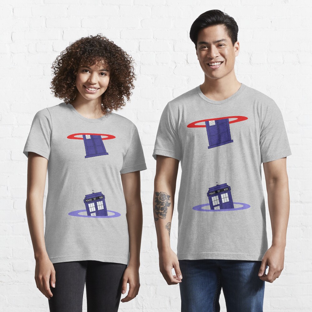 Police Box in a Portal. Essential T-Shirt