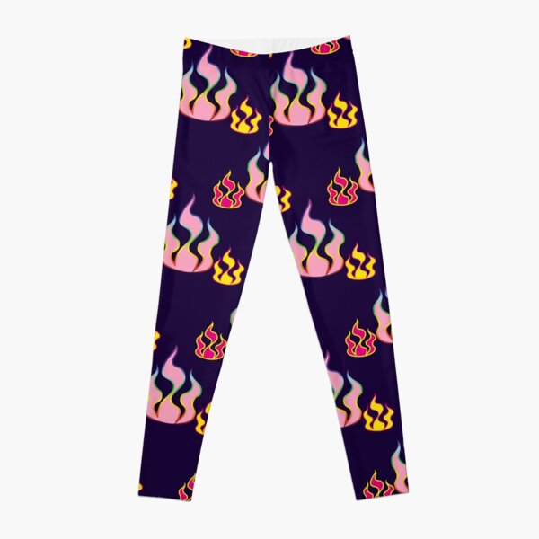 Kids Fire Flames Leggings #1 - Baby Girls Boys Teens Girl on Fire