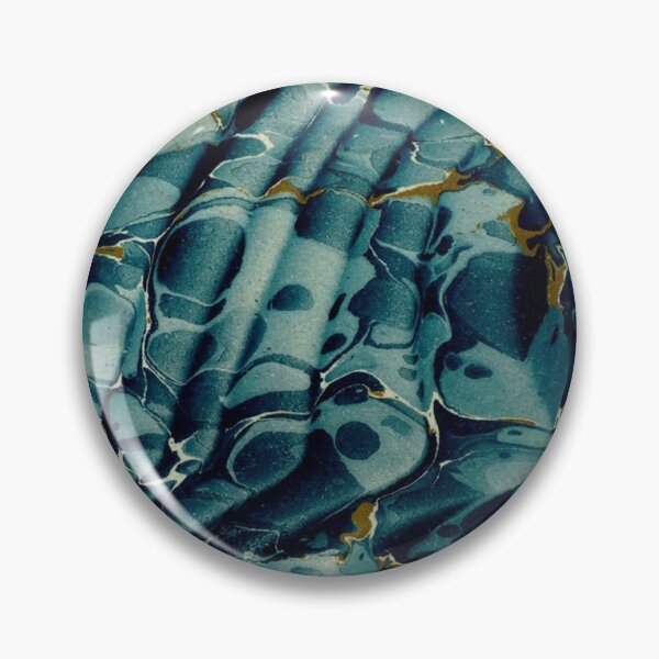 Artikelvorschau, Antique Marbled Paper Blue White Aqua Teal entworfen und verkauft von Pixelchicken.