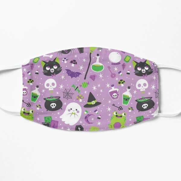 Cute Halloween pattern Flat Mask