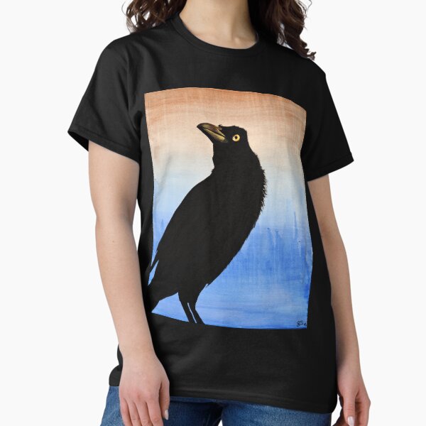Item preview, Grackle 1.0 Austin Texas Bird Painting  designed and sold by lushspiderarts.