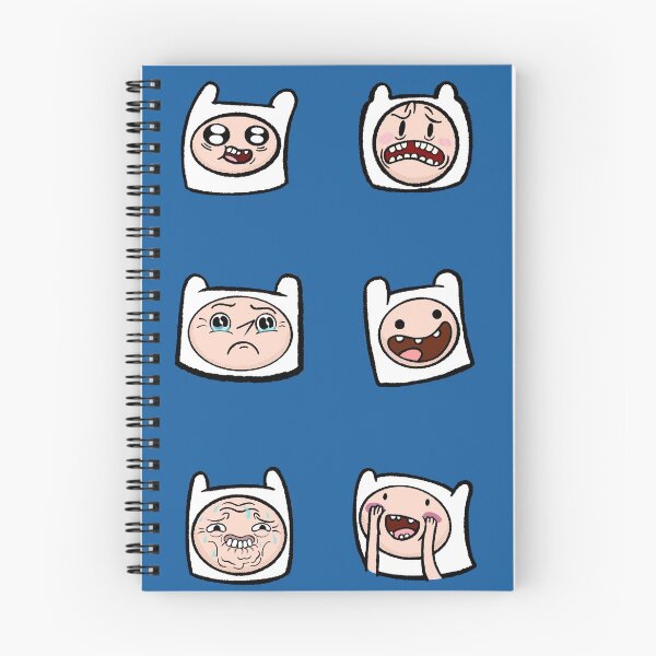 Item preview, Faces of Finn The Human - Adventure Time designed and sold by thegoodwordsco.