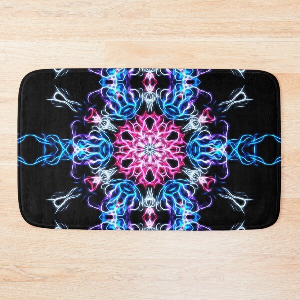 Item preview, Galactic flame art, mandala, cosmic, space, neon, galaxy, nebula, fractal, artwork designed and sold by lavalova.