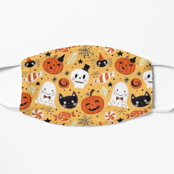 Halloween pattern Flat Mask