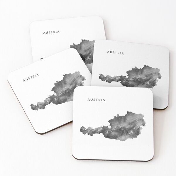 Item preview, Austria Map designed and sold by MonnPrint.