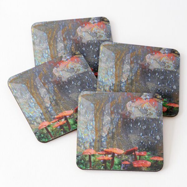 Item preview, RAIN IN MUSHROOM FOREST designed and sold by Tammera.