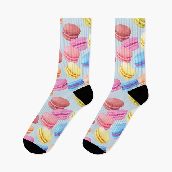 Item preview, Watercolor Pastel Rainbow Macaroons  designed and sold by newburyboutique.