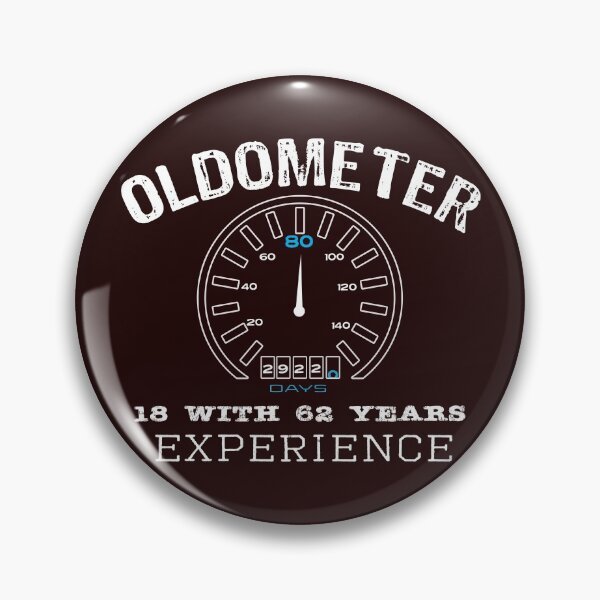 Item preview, Top Funny Oldometer 80th Birthday Gift Design for Men designed and sold by LGamble12345.