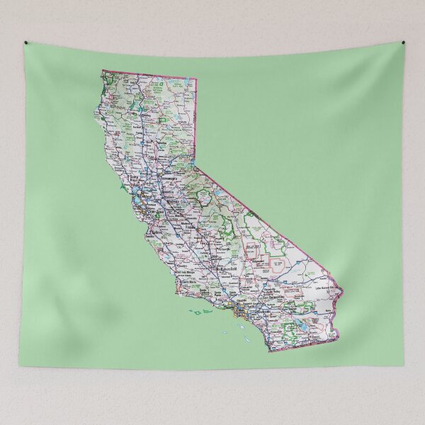 Item preview, California Roadmap designed and sold by Havocgirl.
