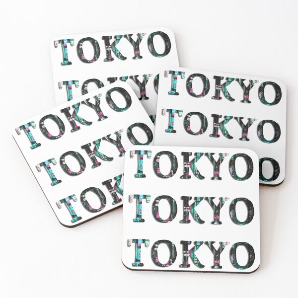 Item preview, Tokyo City - Blue & Magenta designed and sold by FRD-ArtDesign.