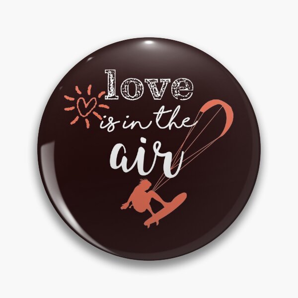 Item preview, Top Fun Kite Surfing Love is in the Air Gift Design designed and sold by LGamble12345.
