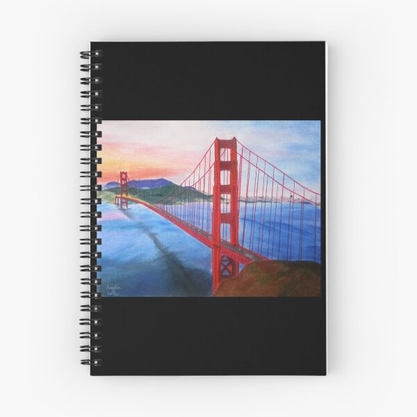 Item preview, Golden Gate sunset designed and sold by Angelamloder.
