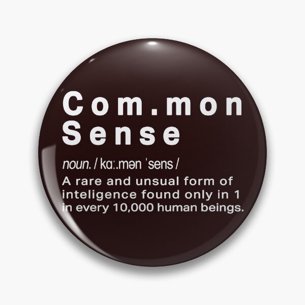 Item preview, Funny Common Sense definition for geeks designed and sold by LGamble12345.