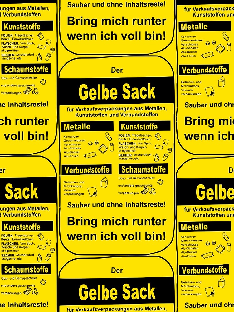 Der gelbe Sack von Droffdruck