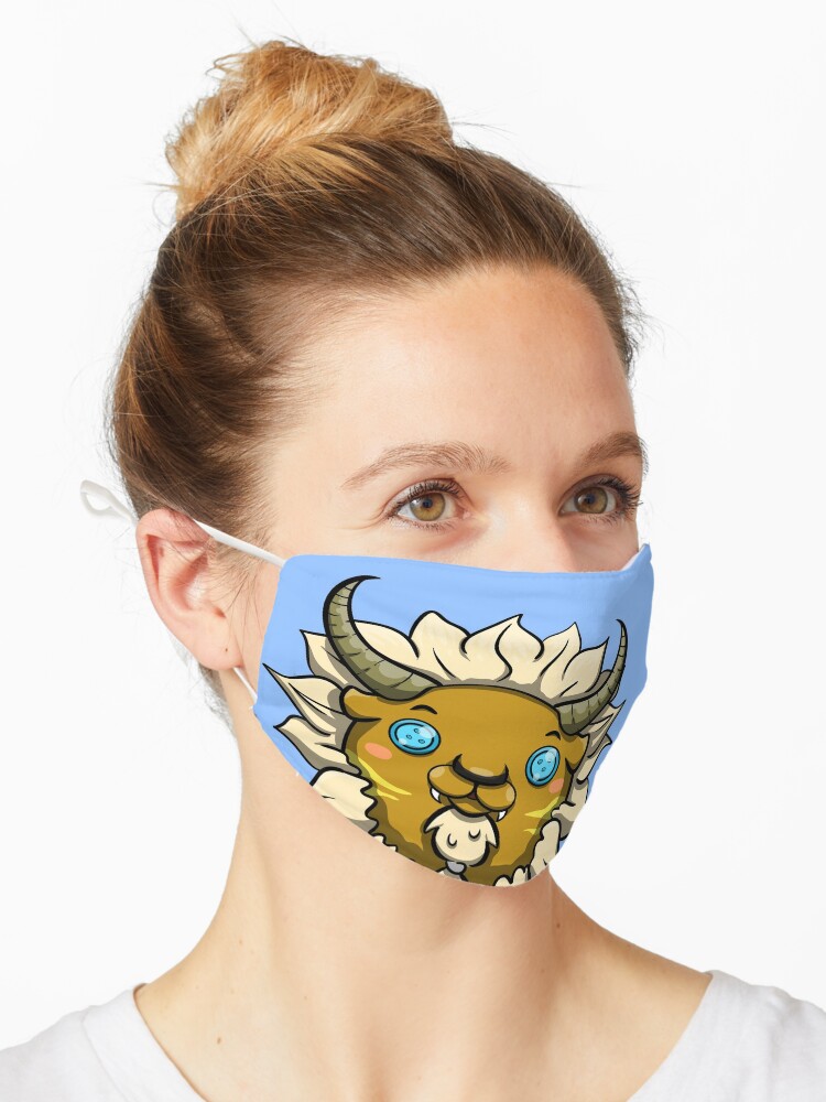 Læring tung kulstof Gold Plush Lynel" Mask for Sale by ItsMyArtYaFoo | Redbubble