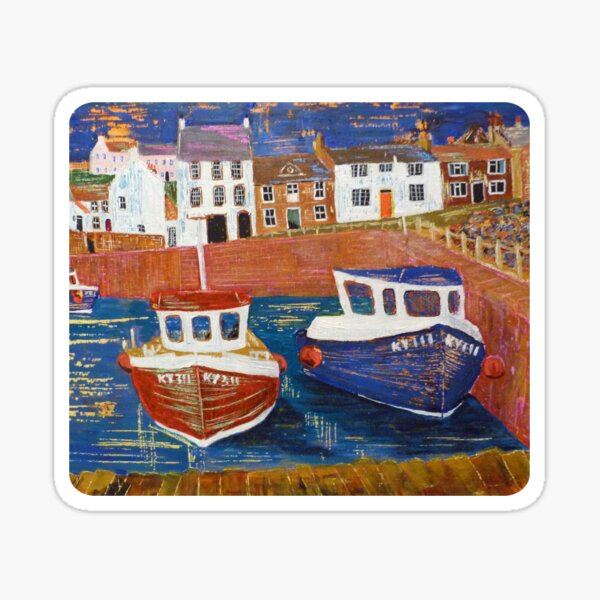 Crail Harbour 1 Sticker