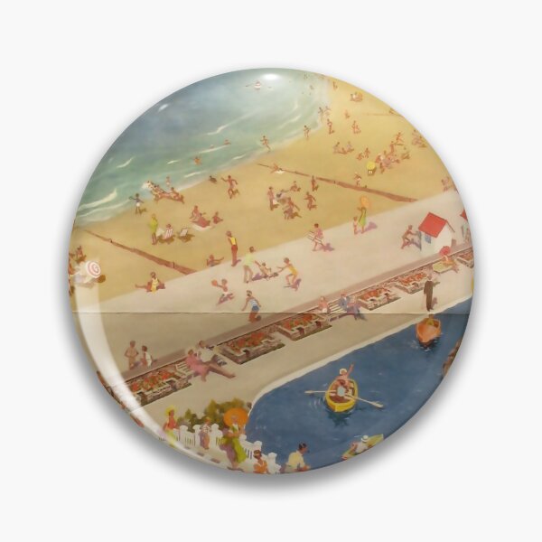 Item preview, Hunstanton vintage travel poster designed and sold by stickart-marek.