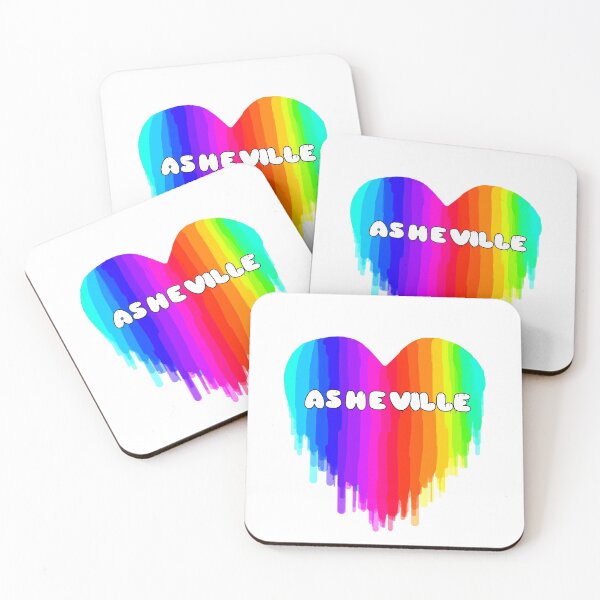 Item preview, Asheville Rainbow Heart designed and sold by haikufortwo.
