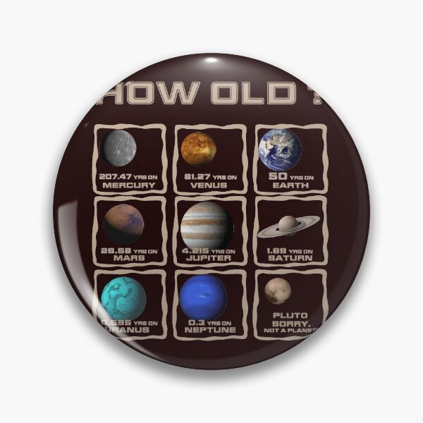 Item preview, Top Funny 50th Birthday Gift Planet Years designed and sold by LGamble12345.