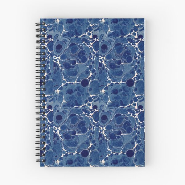 Item preview, Antique Marbled Paper Blue White designed and sold by Pixelchicken.