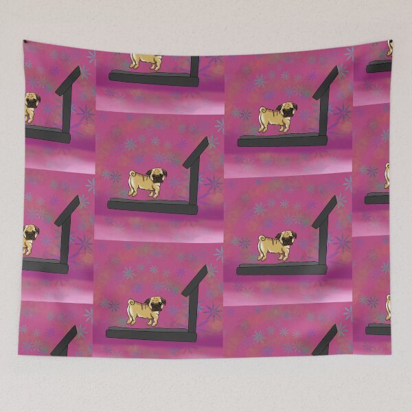 Item preview, pug on the treadmill designed and sold by rebmelkon.