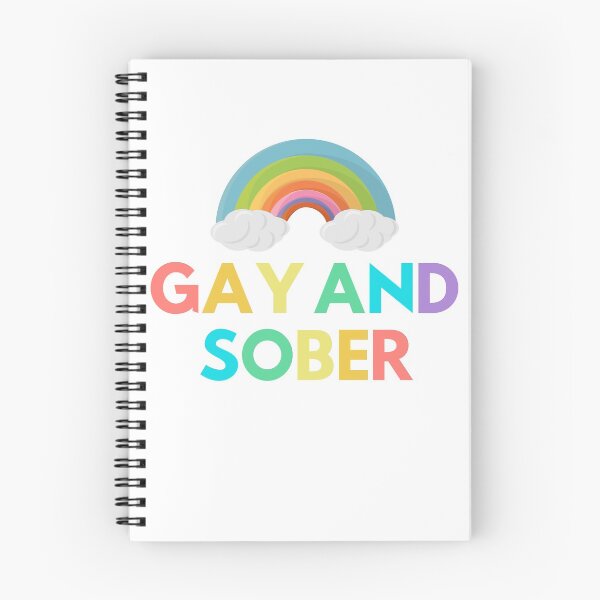 Item preview, Gay And Sober Alcoholic Addict Recovery designed and sold by tees4gees.