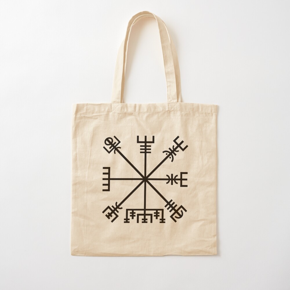 Viking Screen Printed 100 Cotton Elder Futhark Rune Tote Bag Totes Bags Purses Valresa Com